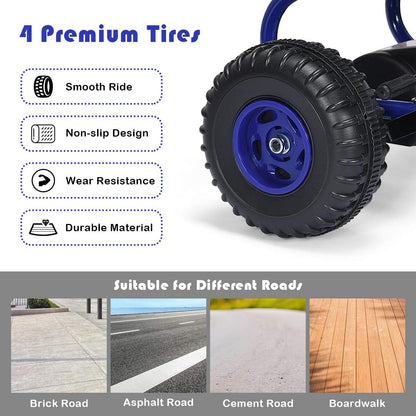 zensea™ Tretauto Go-Kart für Kinder