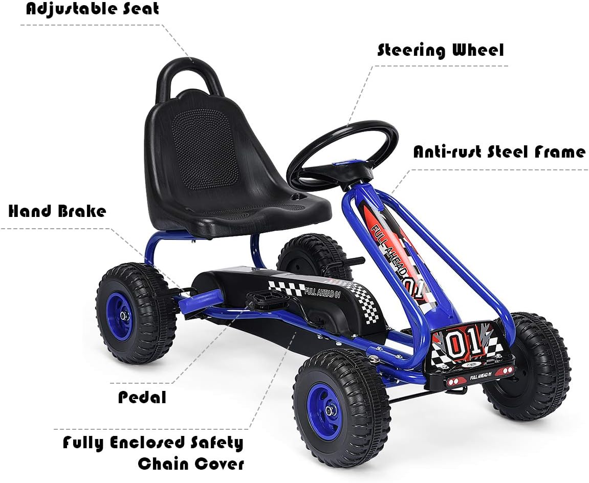 zensea™ Tretauto Go-Kart für Kinder