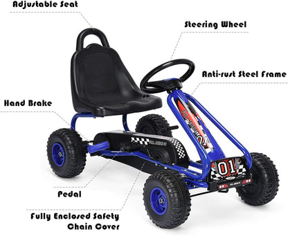 zensea™ Tretauto Go-Kart für Kinder