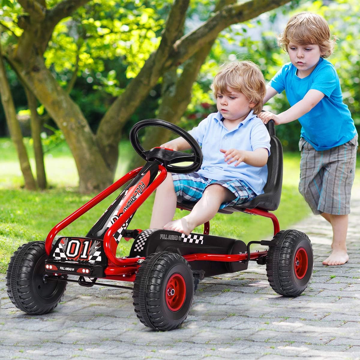 zensea™ Tretauto Go-Kart für Kinder