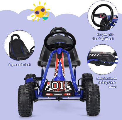 zensea™ Tretauto Go-Kart für Kinder