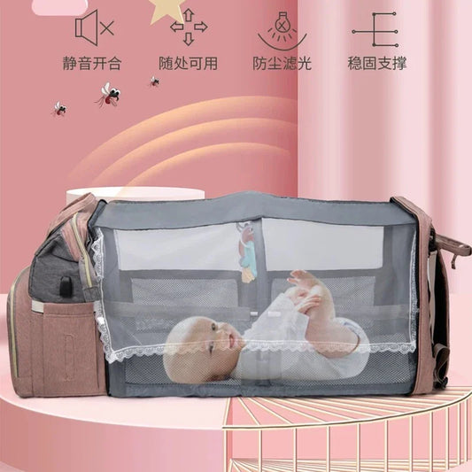 zensea™ 3-in-1 Wickelrucksack mit Babybett