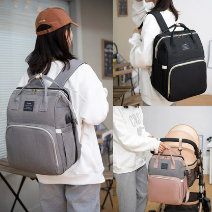 zensea™ 3-in-1 Wickelrucksack mit Babybett