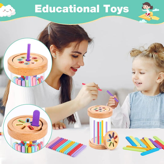 zensea™ Montessori Farbensortierspiel aus Holz