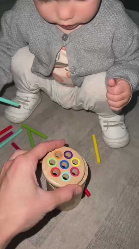 zensea™ Montessori Farbensortierspiel aus Holz